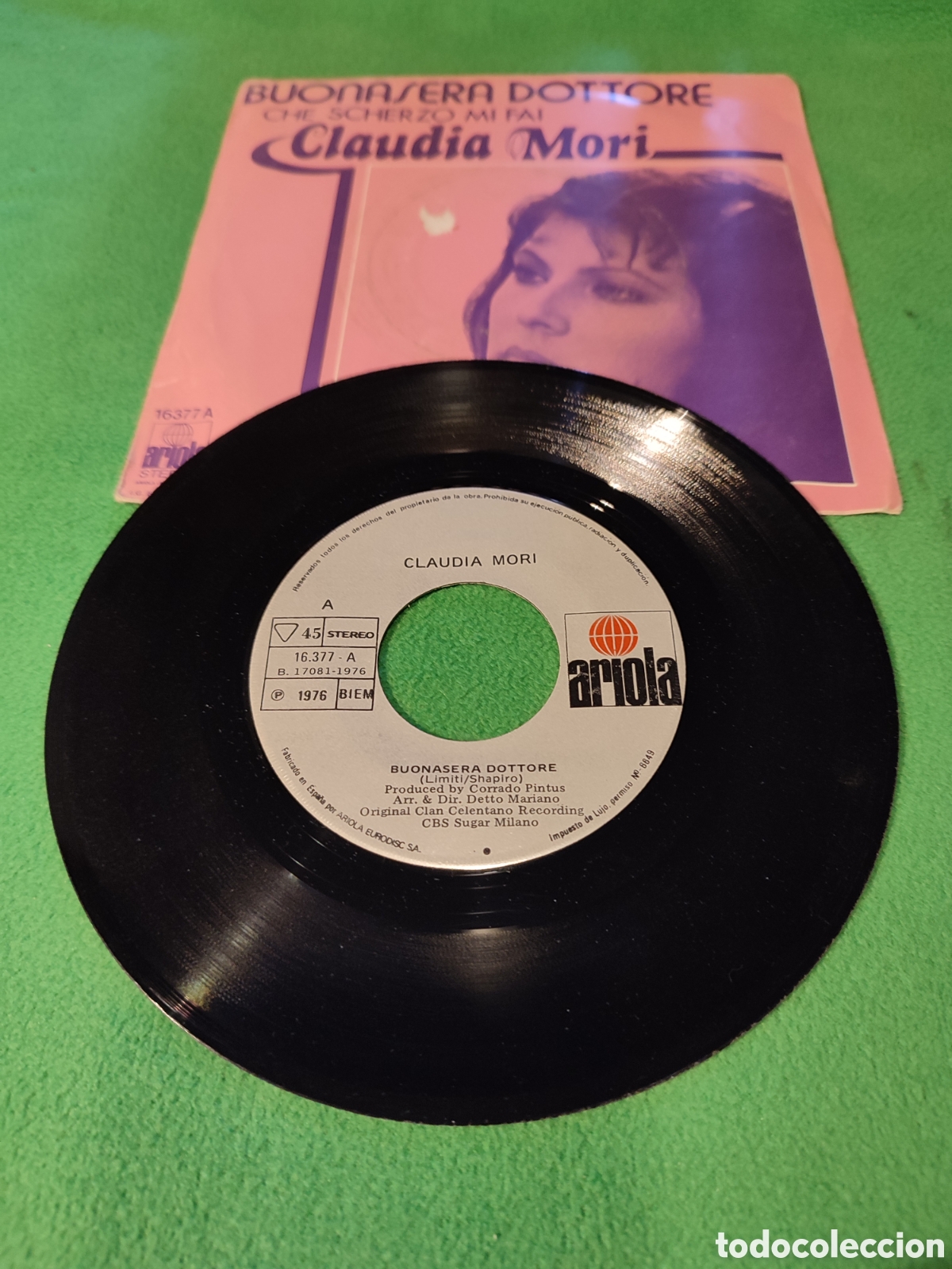 Discos de vinilo: Claudia Mori - Buonasera dottore - Foto 2