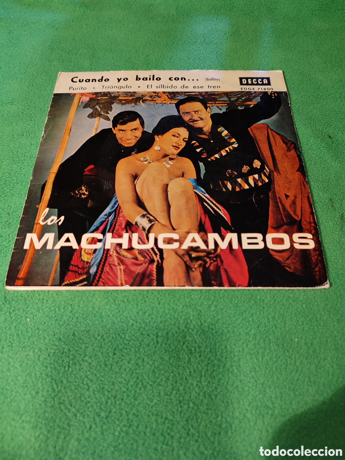 Discos de vinilo: Los Machucambos - Cuando yo bailo con + 3 - Foto 1