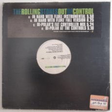Discos de vinilo: THE ROLLING STONES – OUT OF CONTROL (REMIXES DE FLUKE Y BI-POLAR). VINILO, 2X12”. 1998