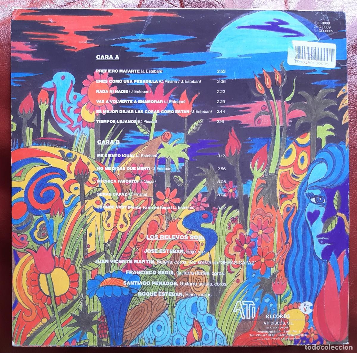 Discos de vinilo: LOS RELEVOS - LOS RELEVOS LP - Foto 2