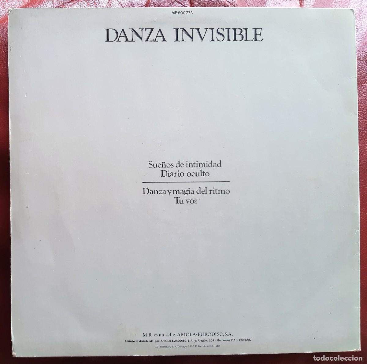 Discos de vinilo: DANZA INVISIBLE - SUE&Ntilde;OS 12&rdquo; MAXI - Foto 2