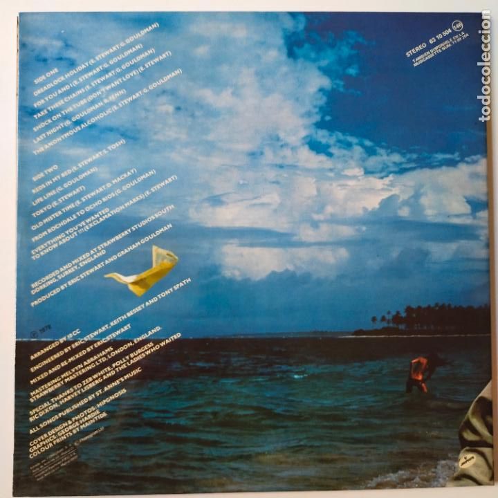 Discos de vinilo: 10CC- BLOODY TOURISTS- SPAIN LP 1978 + INSERT. - Foto 2