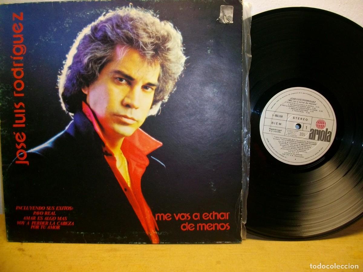 Discos de vinilo: Jos&eacute; Luis Rodr&iacute;guez &ndash; Me Vas A Echar De Menos LP - Foto 1