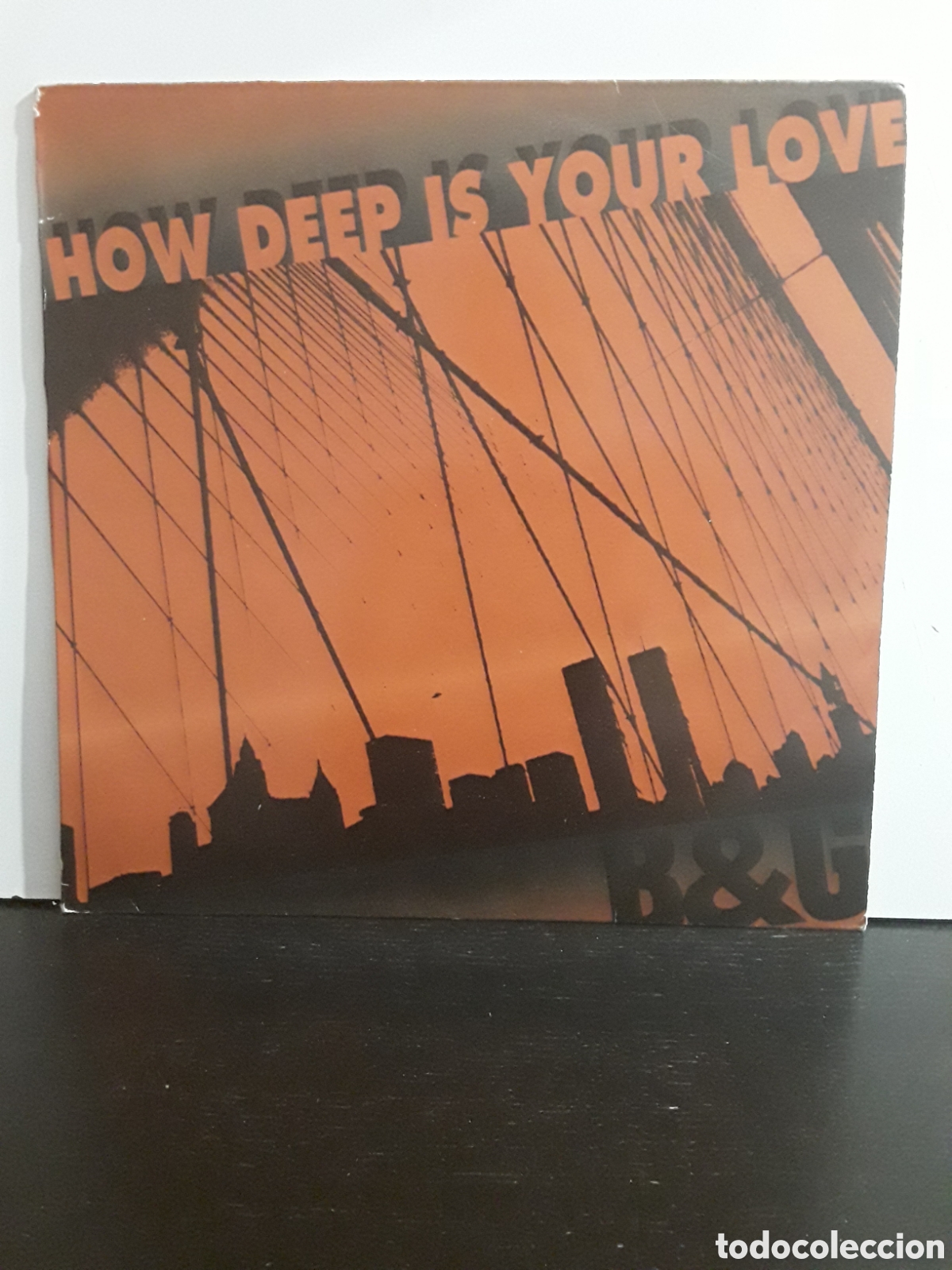 Discos de vinilo: B&G &lrm;&ndash; How Deep Is Your Love - Foto 1