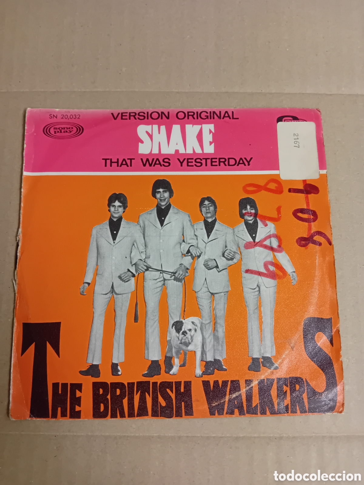 Discos de vinilo: THE BRITISH WALKERS. SHAKE. THAT WAS YESTERDAY - Foto 1