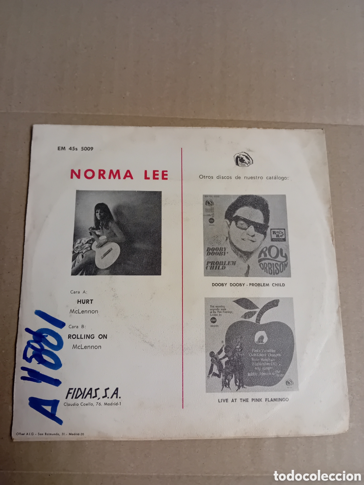 Discos de vinilo: NORMA LEE. HURT. ROLLING ON - Foto 2
