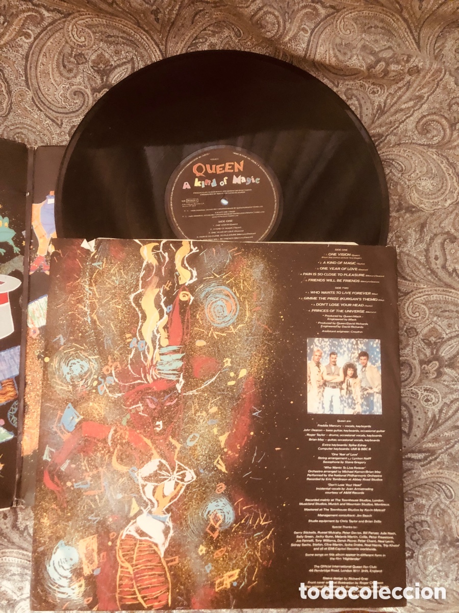 Discos de vinilo: Disco vinilo Queen a kind of magic - Foto 4