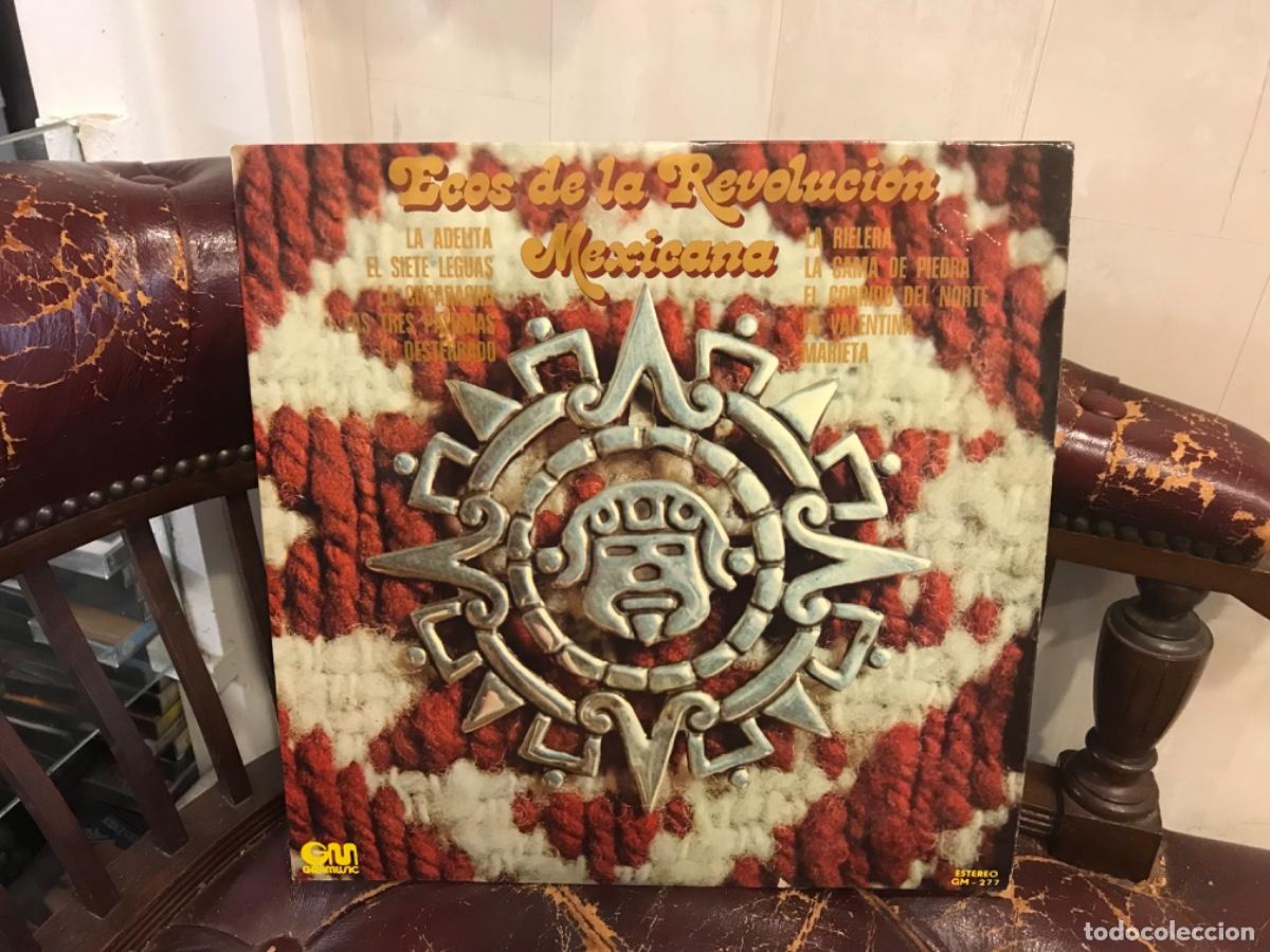 Disques de vinyle: LP. ECOS DE LA REVOLUCI&Oacute;N MEXICANA. LA ADELITA-MARIETA-LA CUCARACHA-EL DESTERRADO... 1974