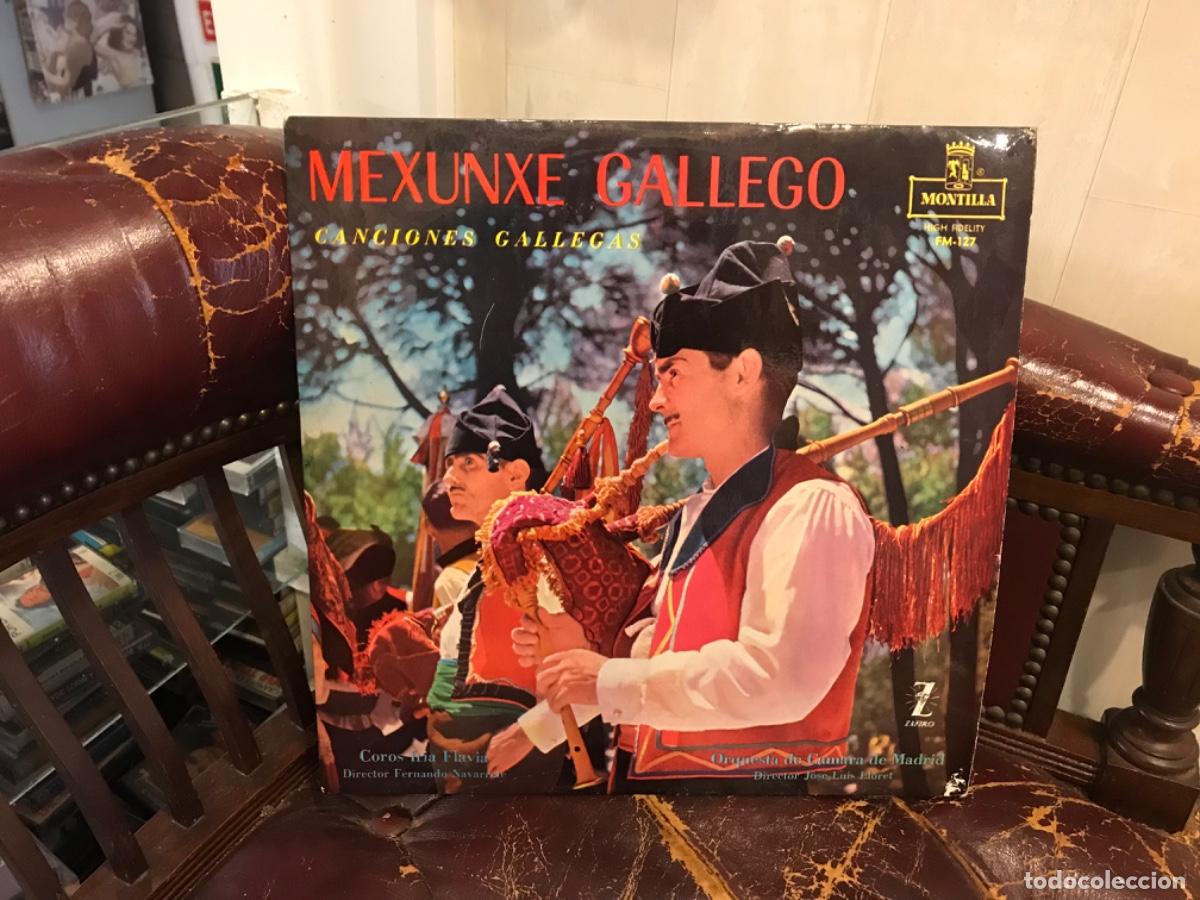 Disques de vinyle: LP. MEXUNXE GALLEGO. CANCIONES GALLEGAS. 1962