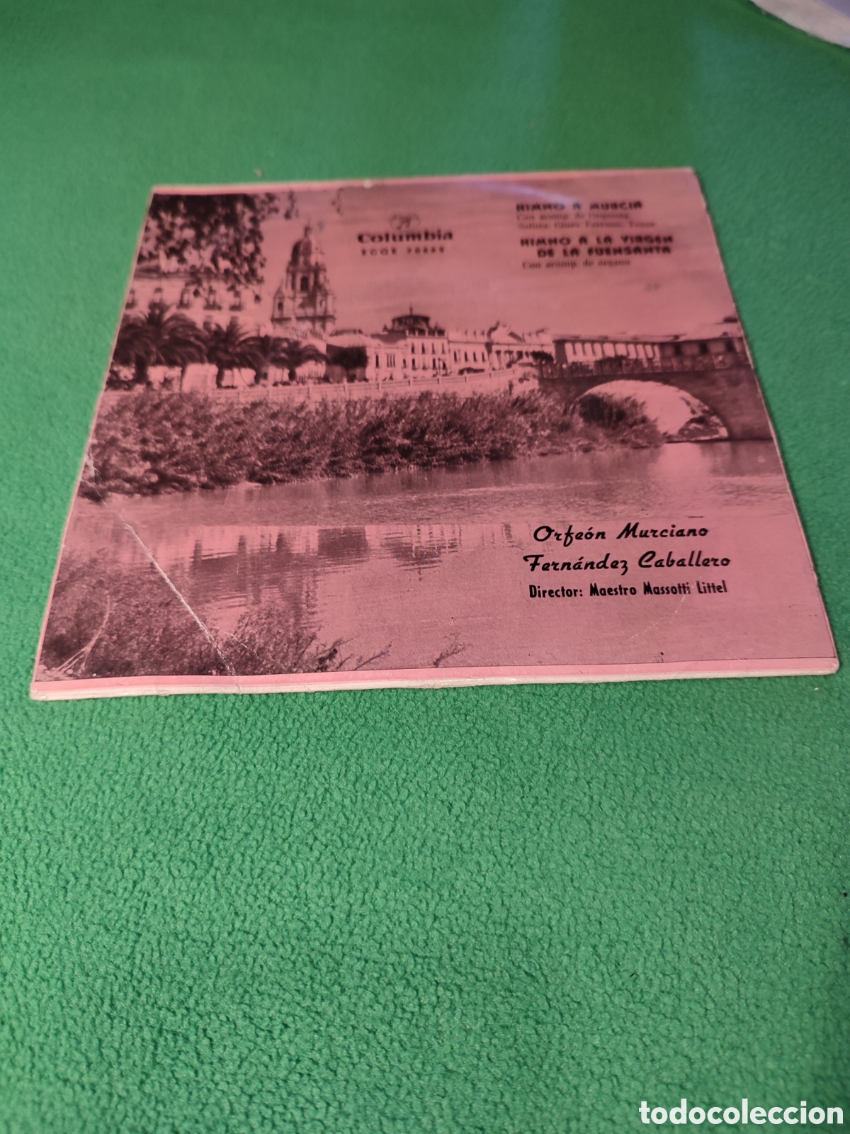 Discos de vinilo: Orfe&oacute;n Murciano - Himno a Murcia+ 1 - Foto 1