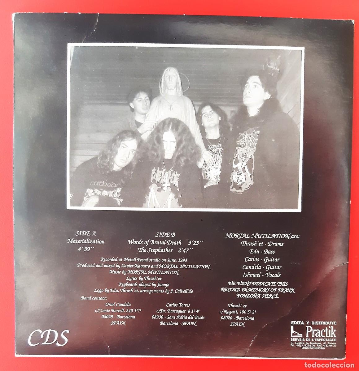 Discos de vinilo: MORTAL MUTILATION - KATIE KING 7&rdquo; EP. - Foto 2