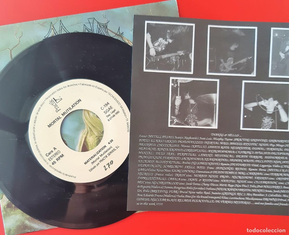 Discos de vinilo: MORTAL MUTILATION - KATIE KING 7&rdquo; EP. - Foto 3
