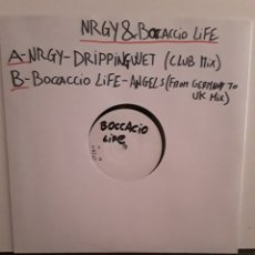 Discos de vinilo: BOCCACCIO LIFE / NRGY ‎– ANGELS / DRIPPING WET