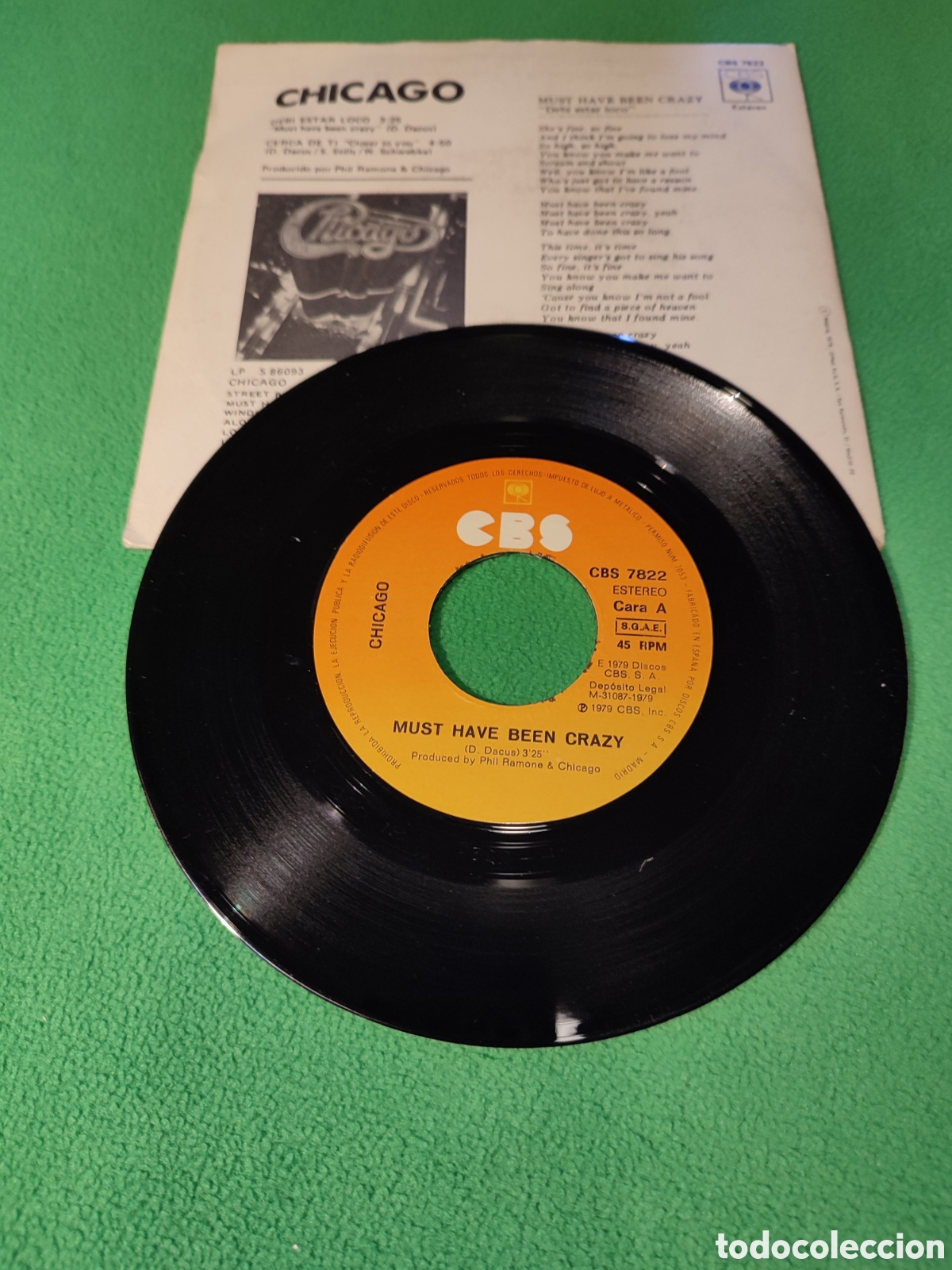 Discos de vinilo: Chicago - Deb&iacute; estar loco - Foto 2