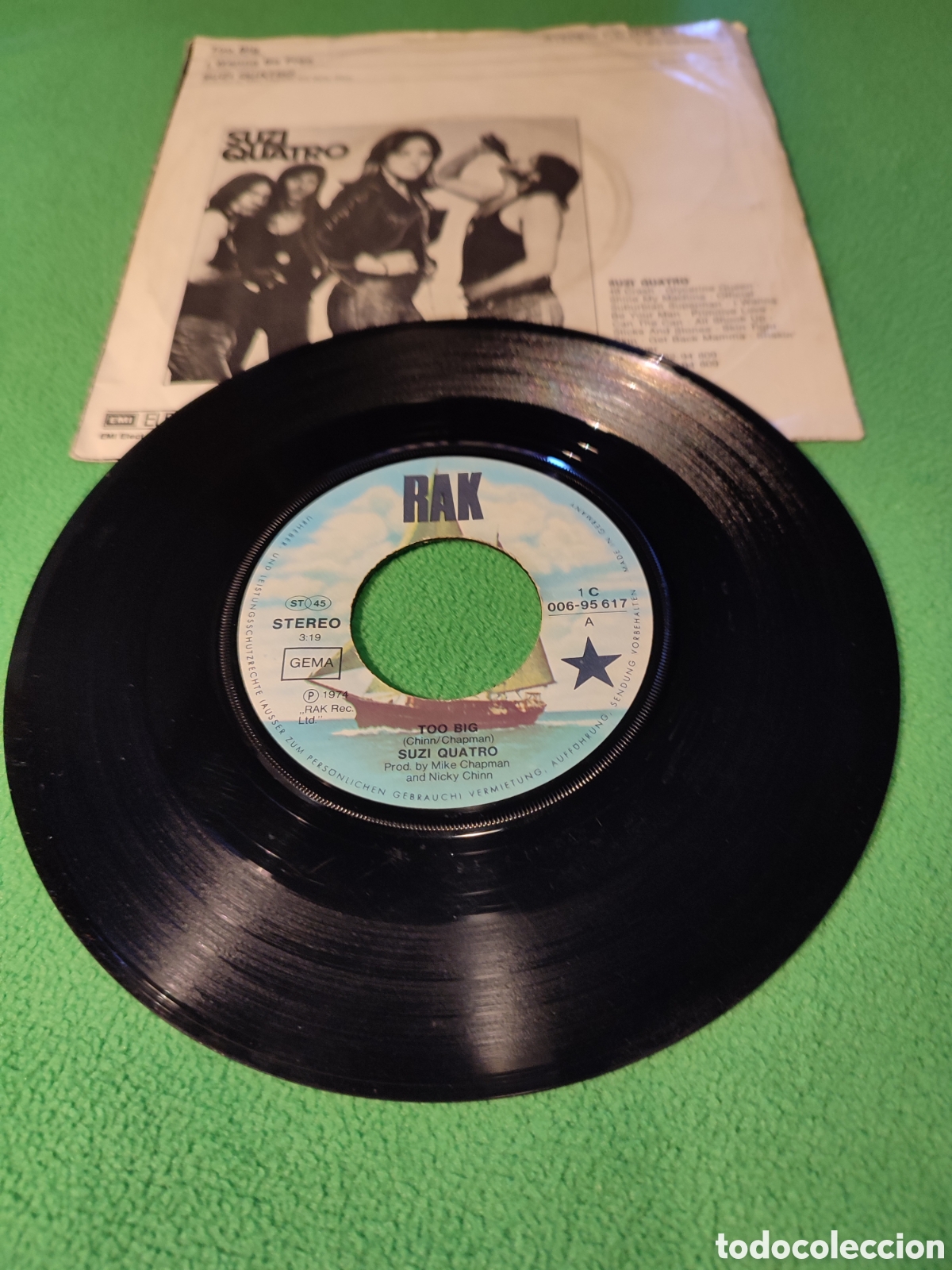 Discos de vinilo: Suzi Quatro - Too Big - Foto 2