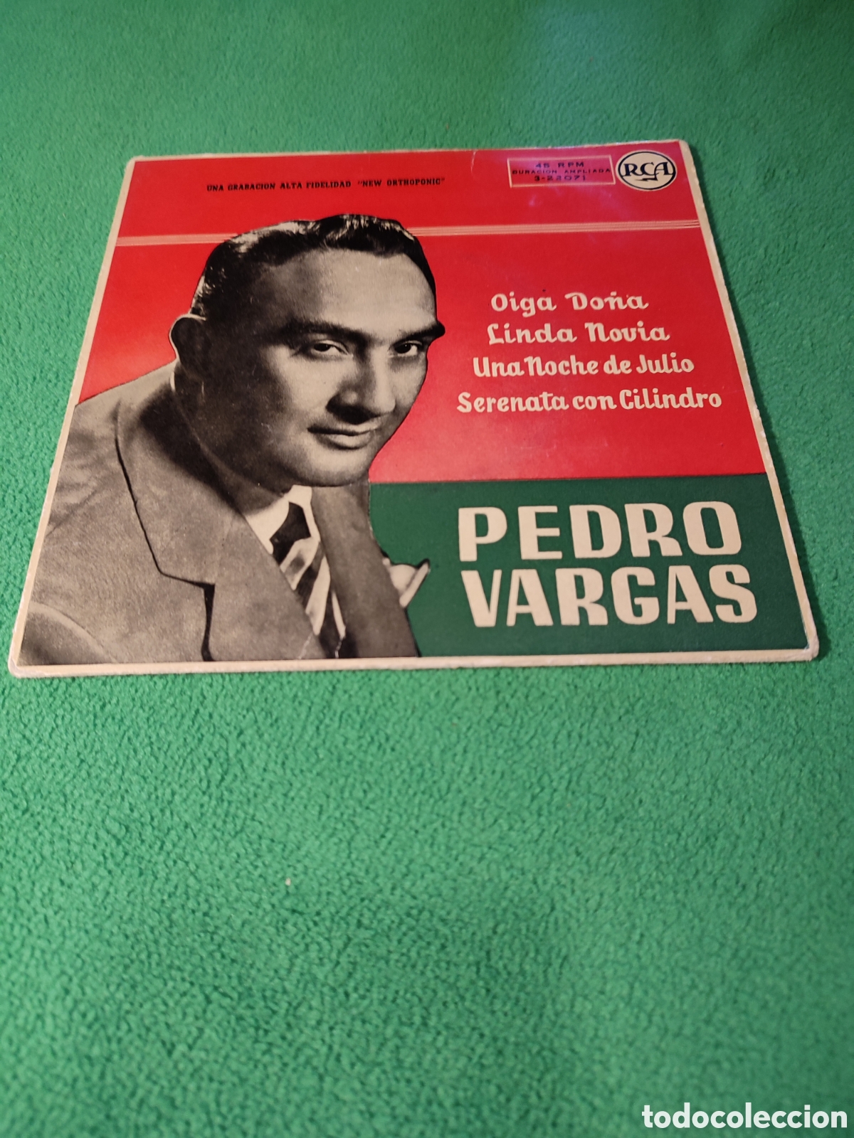 Discos de vinilo: Pedro Vargas - Oiga do&ntilde;a - Foto 1