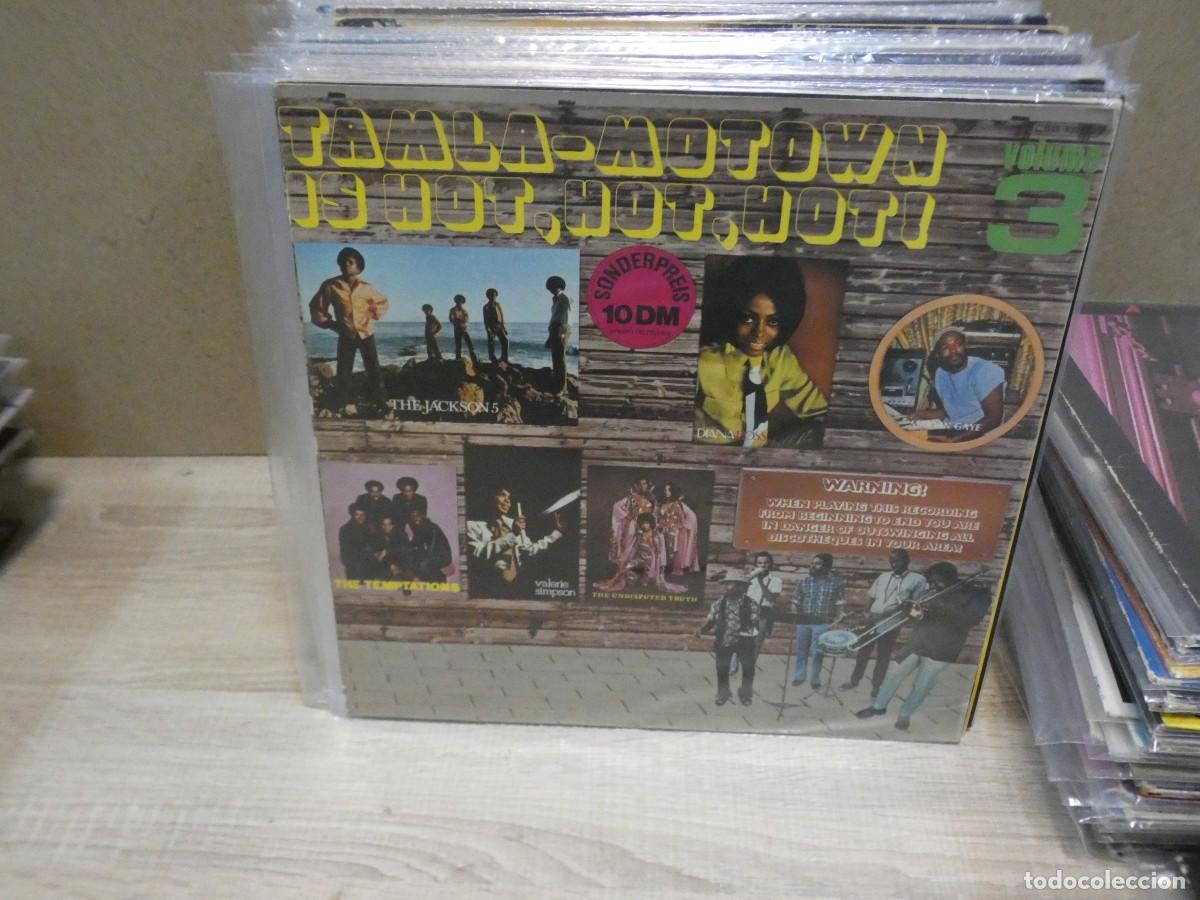 Vinyl records: PACC218 LP RECOP CIERTO USO ACEPTABLE TAMLA MOTOWN IS HOT CIERTO USO, ACEPTABLE