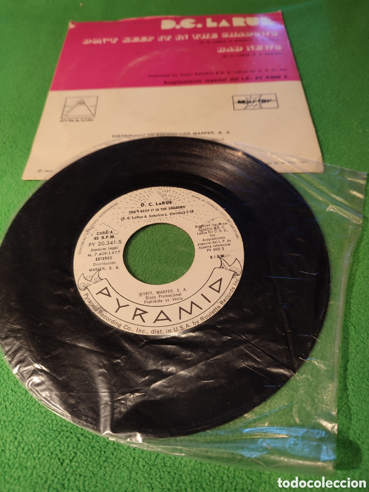 Discos de vinilo: D.C. La Rue - Dont keep It in the Shadows - Foto 2