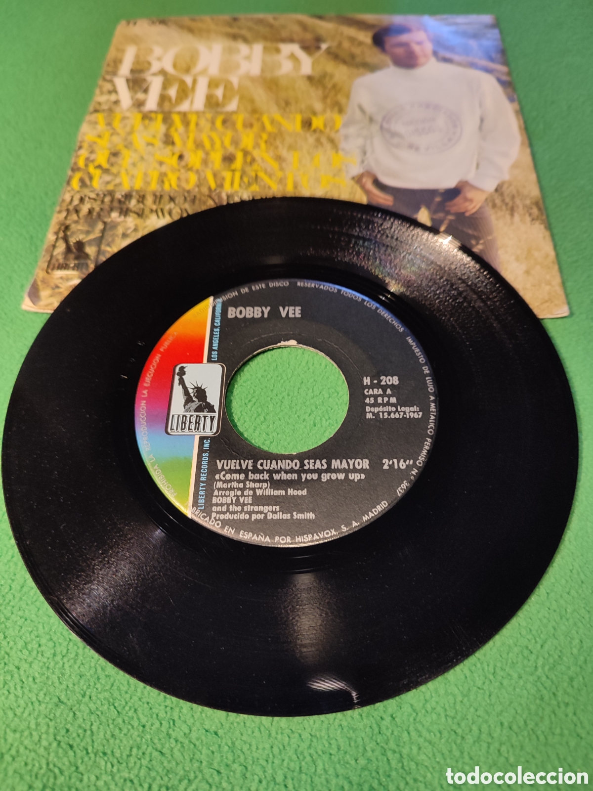 Discos de vinilo: Bobby Vee - Vuelve cuando sea mayor - Foto 2