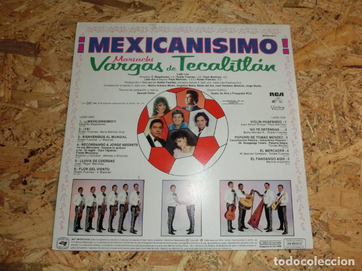 Discos de vinilo: MARIACHI VARGAS DE TECALITLAN - MEXICANISIMO - Foto 3