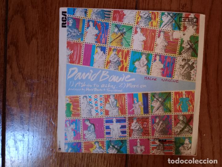 Discos de vinilo: David Bowie - ashes to ashes + move on - Foto 2