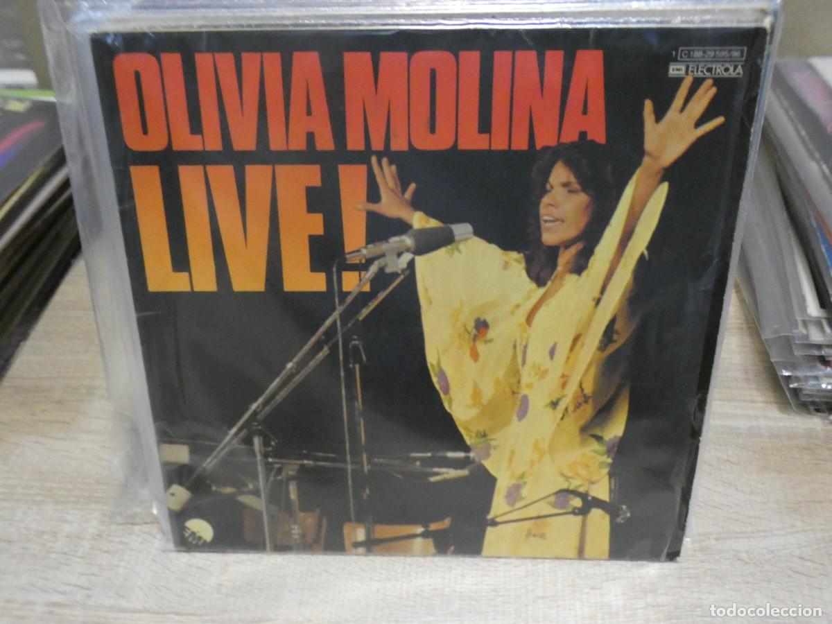 Vinyl records: PACC218 LP DOBLE VINILO BUENO CIERTO ADH EN TAPA OLIVIA MOLINA LIVE