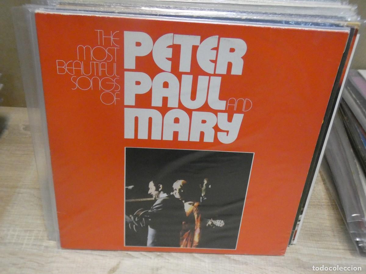 Vinyl records: PACC218 DOBLE LP OCHENTERO MUY BUEN ESTADO GENERAL THE MOST BEAUTIFUL SONGS PETER PAUL AND MARY