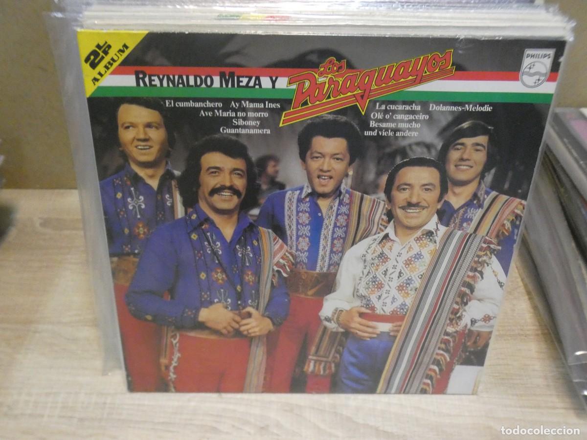 Discos de vinilo: PACC218 BIZARRO DOBLE LP REYNALDO MEZA Y LOS PARAGUAYOS BUEN ESTADO