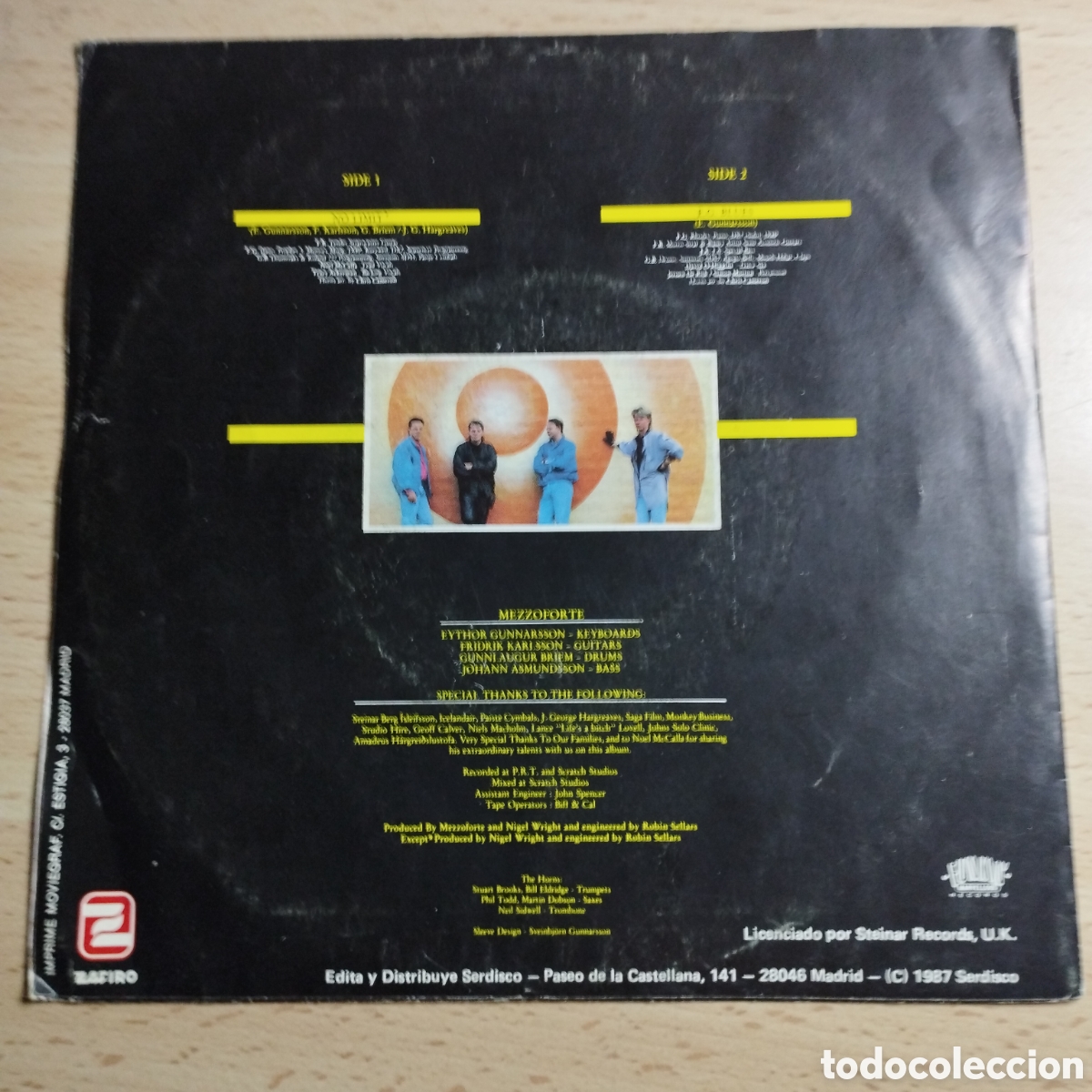 Discos de vinilo: Single 7&rdquo; Mezzoforte 1987 No limit + E G blues. - Foto 2