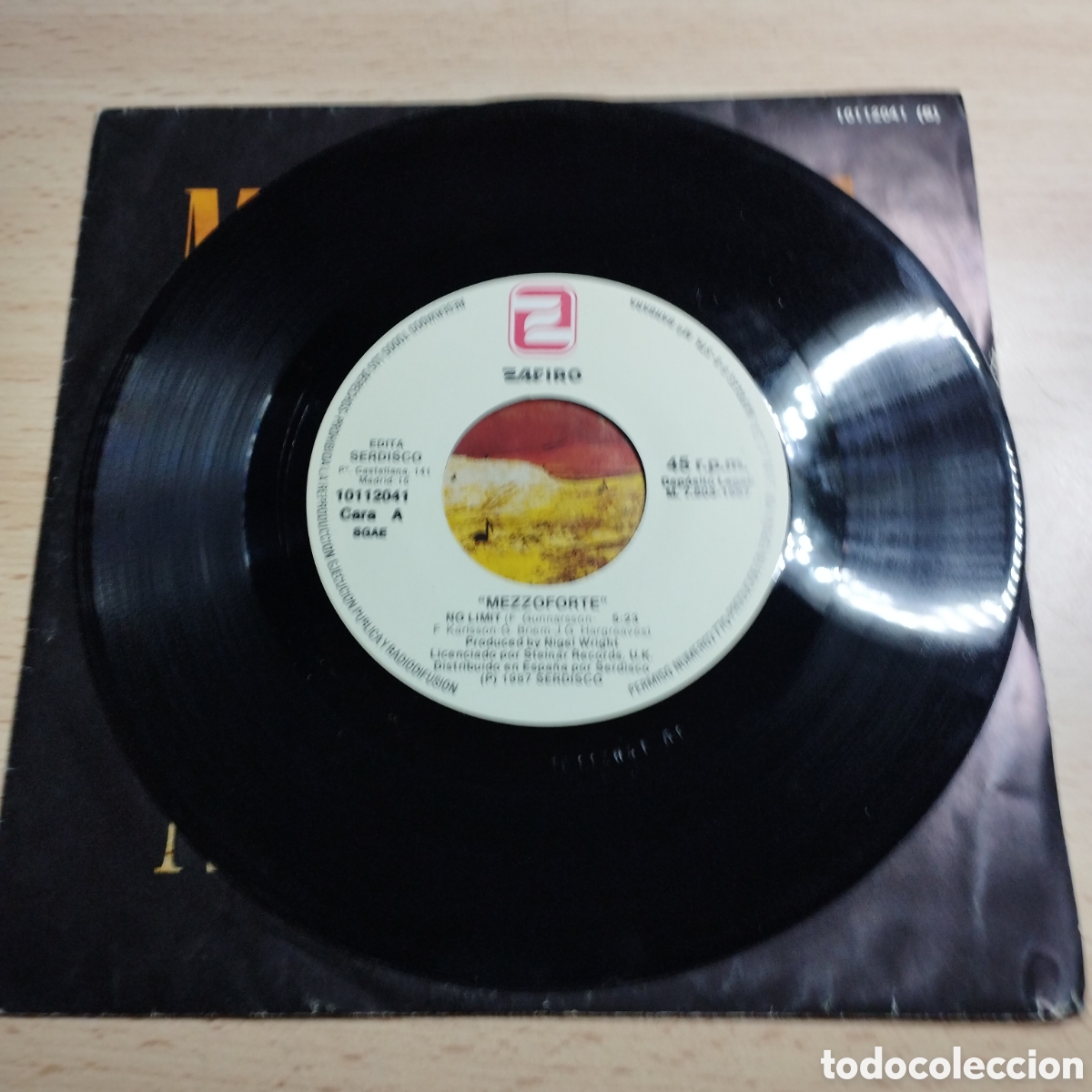 Discos de vinilo: Single 7&rdquo; Mezzoforte 1987 No limit + E G blues. - Foto 4