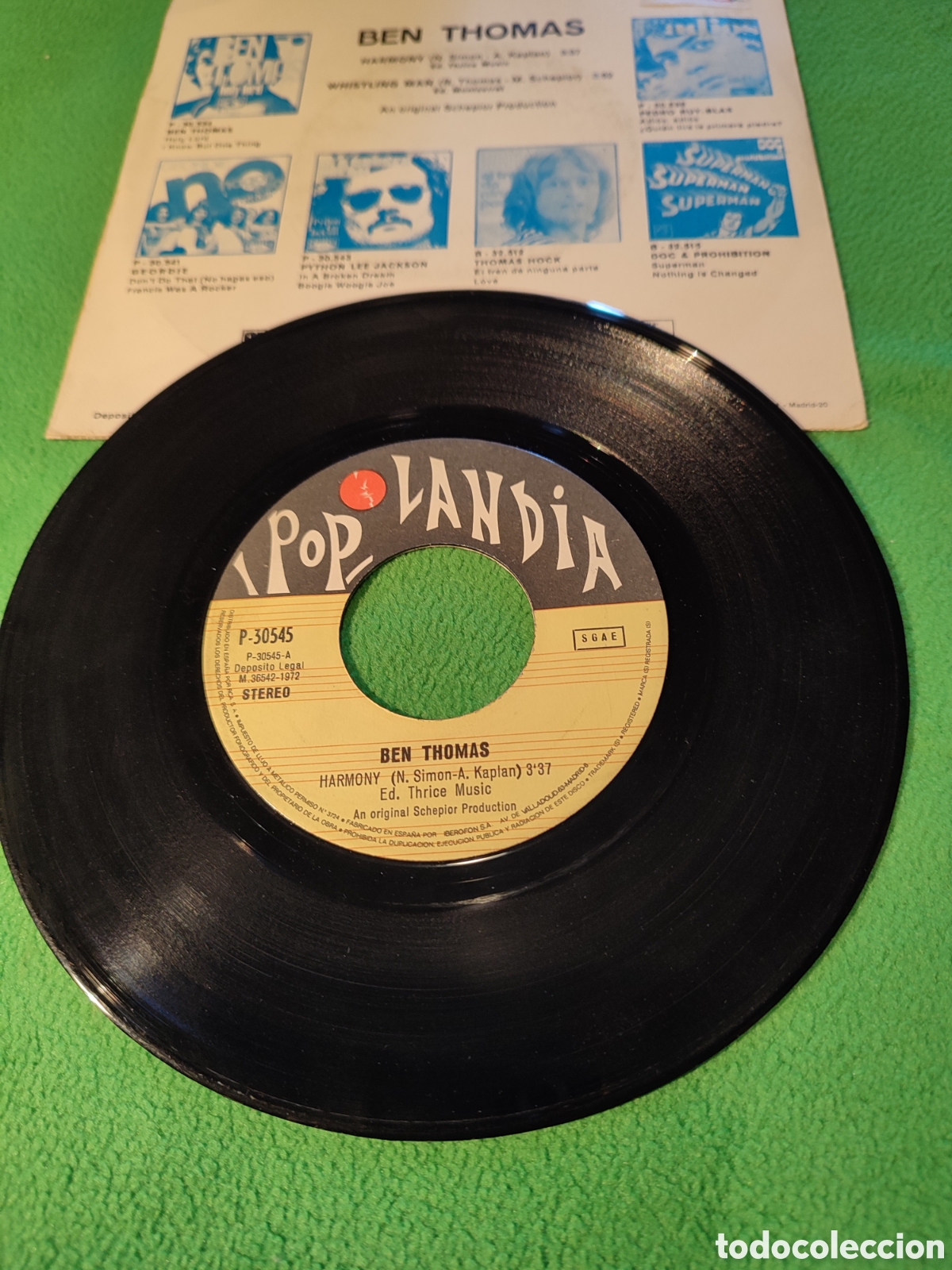 Discos de vinilo: Ben Thomas - Harmony - Foto 2