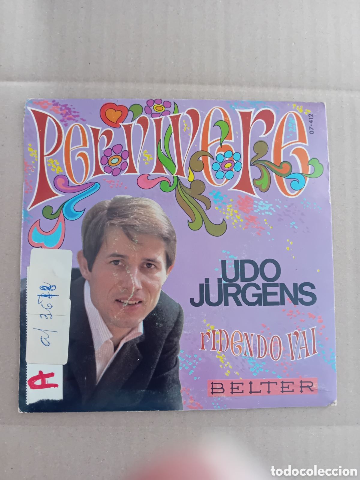 Discos de vinilo: UDO JURGENS. PER VIVIRE - Foto 2