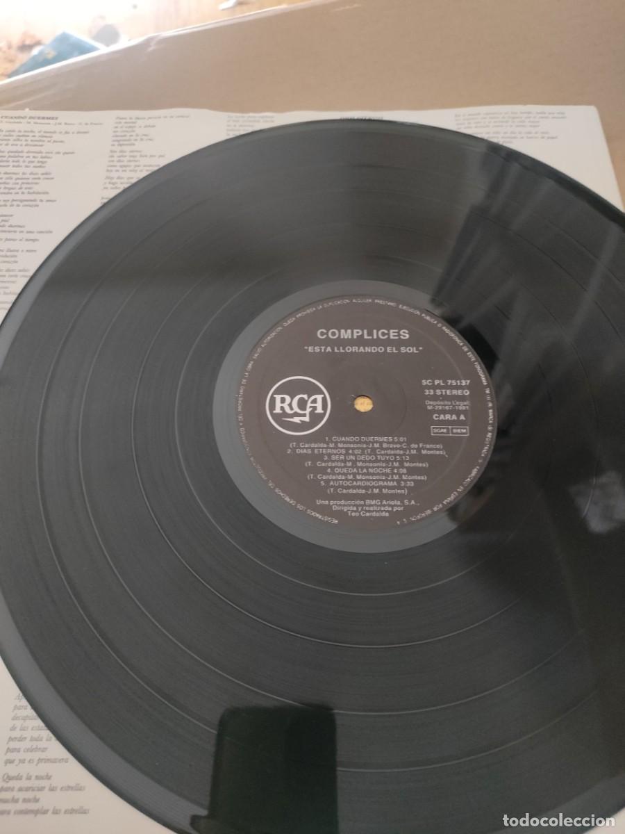 Discos de vinilo: COMPLICES - ESTA LLORANDO EL SOL - Foto 1