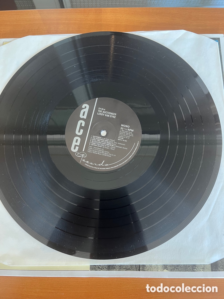 Discos de vinilo: Leron Van Dyke - Auctioneer - Foto 3