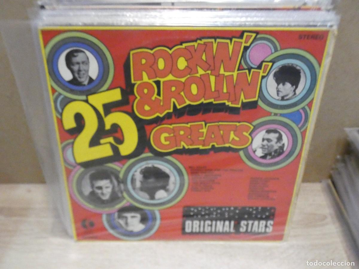 Discos de vinil: PACC218 LP RECOPILATORIO 25 TEMAS ROCK DE LOS 50 ESTADO DECENTE