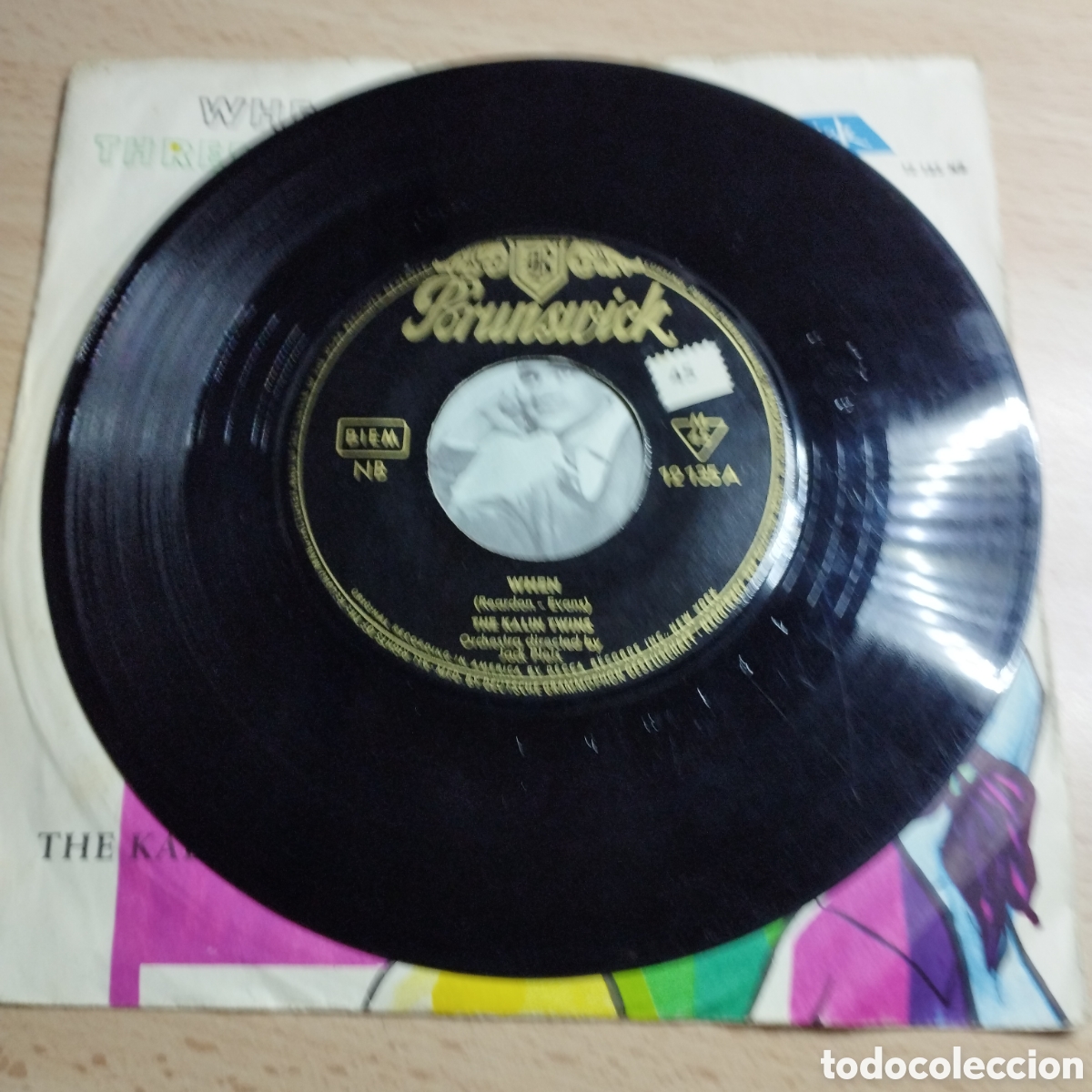 Discos de vinilo: Single 7&rdquo; The Kalin twins. Germany. When + Three Oclock Thrill. - Foto 4