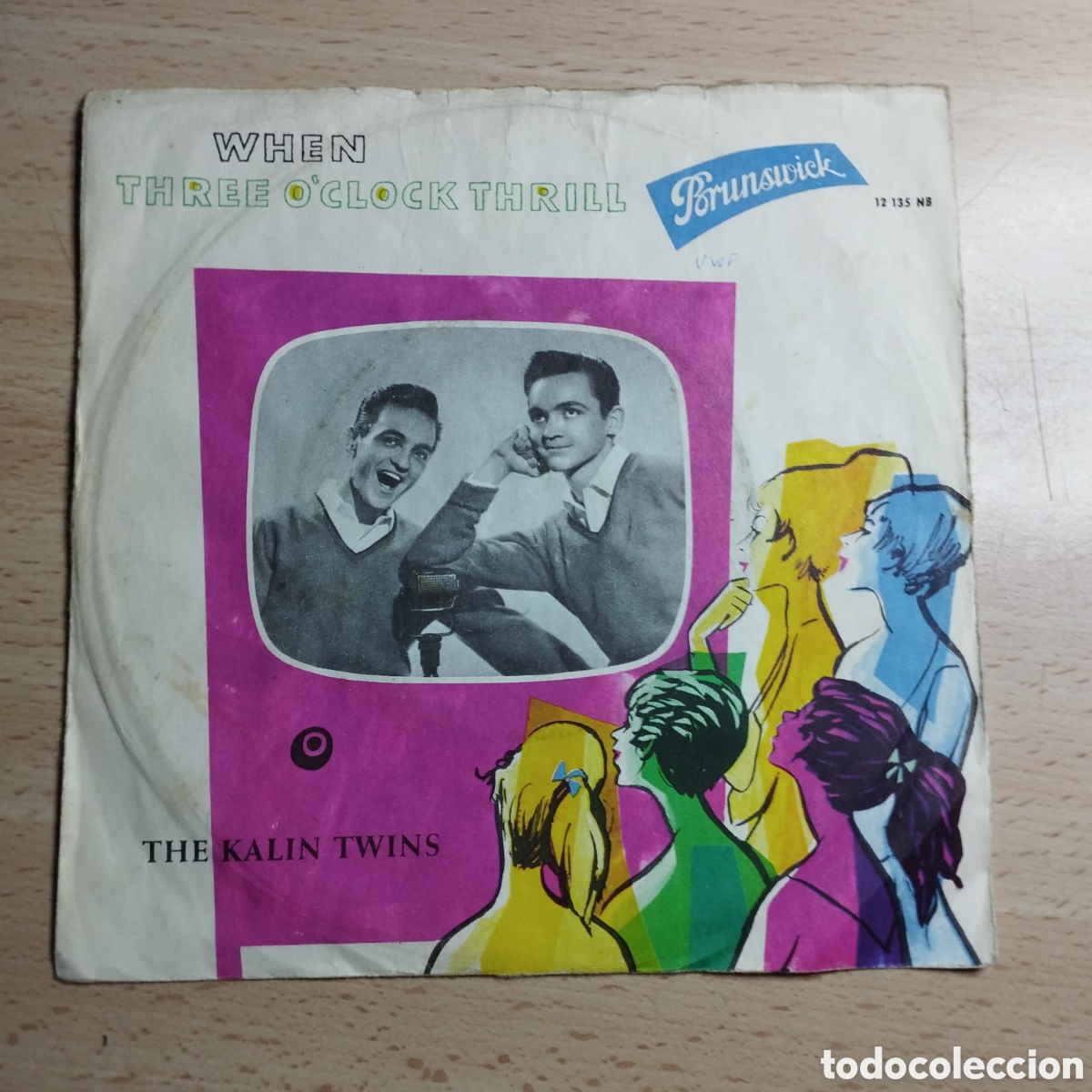 Discos de vinilo: Single 7&rdquo; The Kalin twins. Germany. When + Three Oclock Thrill. - Foto 1