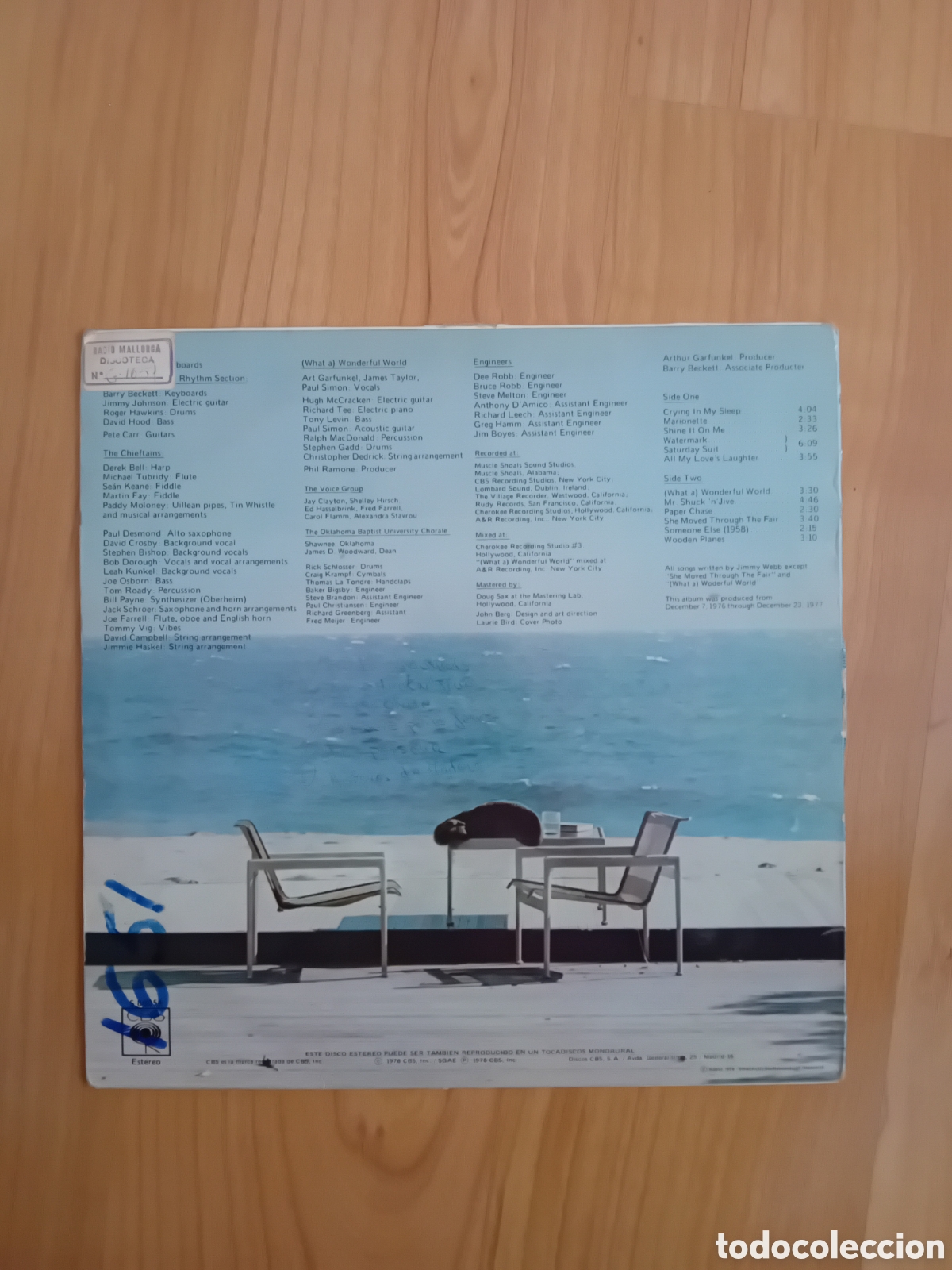 Discos de vinilo: ART GARFUNKEL. WATERMARK - Foto 2