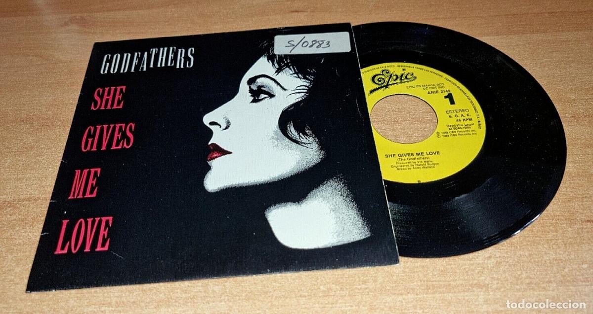 Discos de vinil: THE GODFATHERS She gives me love 7&rdquo; SINGLE VINILO PROMO 1989 ESPA&Ntilde;A CONTIENE 1 SOLO TEMA