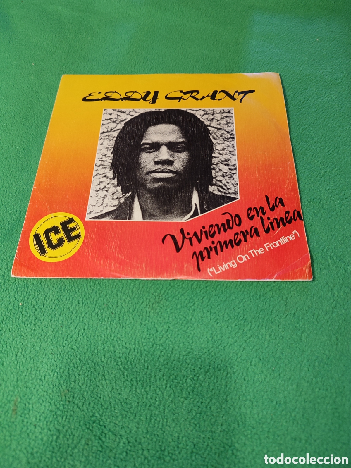 Discos de vinilo: Eddy Grant - Viviendo en la primera l&iacute;nea - Foto 1