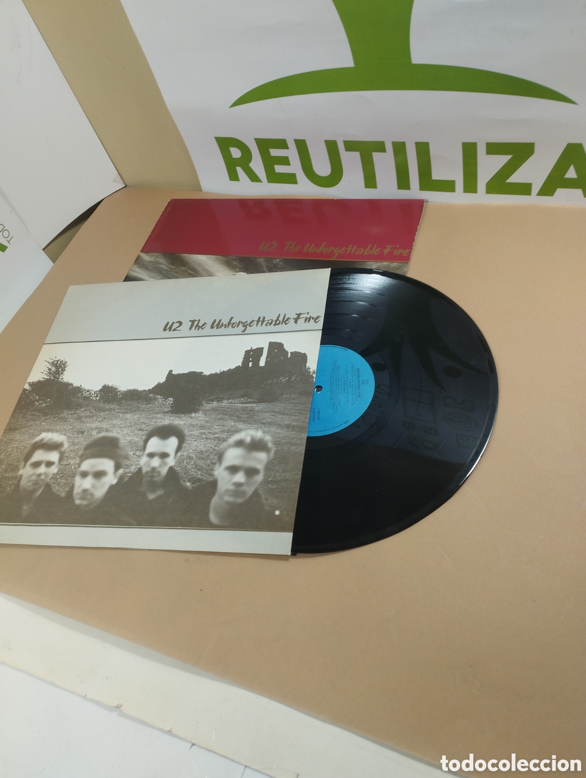 Discos de vinilo: U2. The unforgettable fire. Lp. - Foto 4