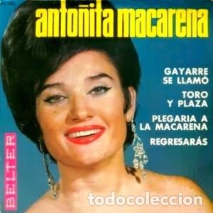 Discos de vinilo: ANTO&Ntilde;ITA MACARENA. PACK 2 E.Ps. - Foto 1