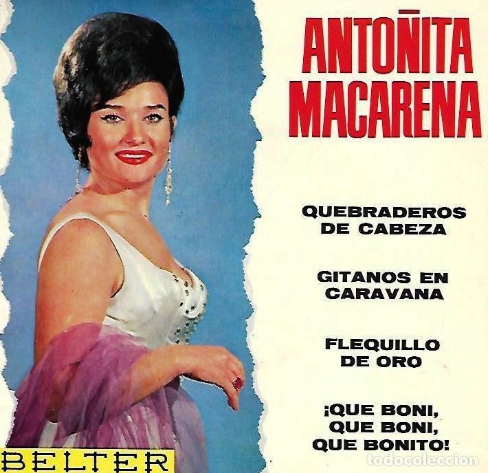 Discos de vinilo: ANTO&Ntilde;ITA MACARENA. PACK 2 E.Ps. - Foto 2