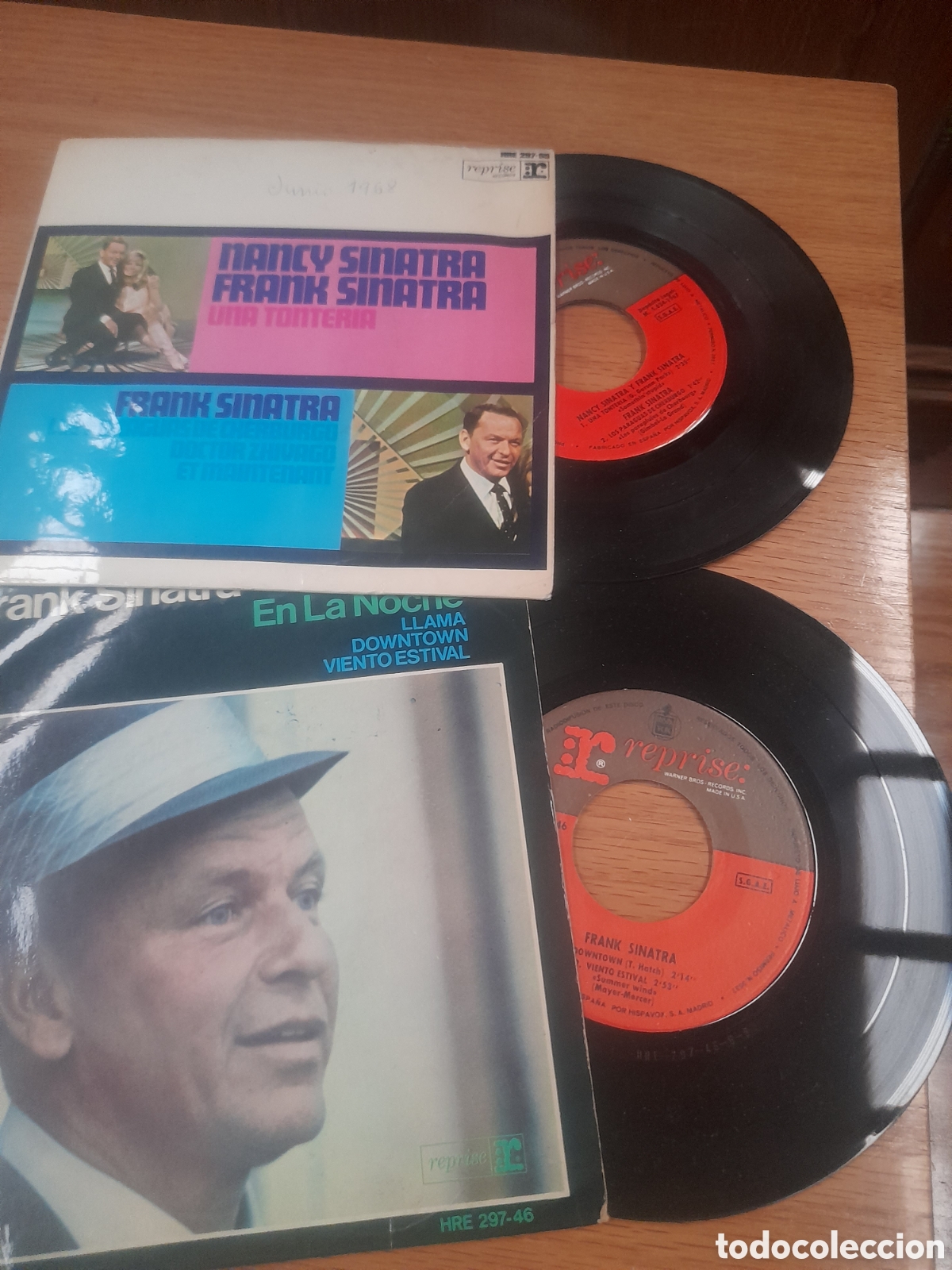 Discos de vinilo: Dos antiguos vinilos de Frank Sinatra - Foto 3
