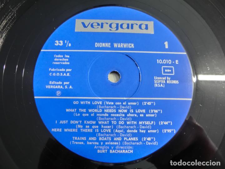Discos de vinilo: DIONNE WARWICK - ALFIE - Foto 3