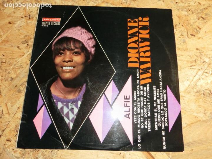 Discos de vinilo: DIONNE WARWICK - ALFIE - Foto 1