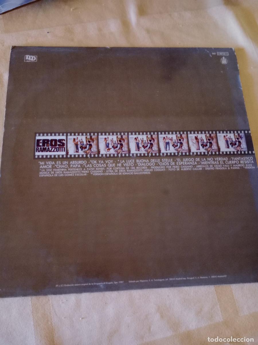 Discos de vinilo: EROS RAMAZZOTTI en ciertos momentos - Foto 2