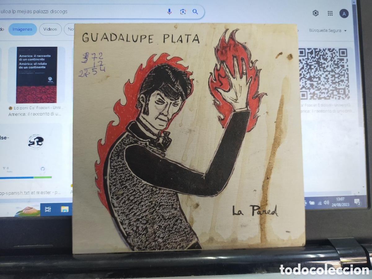 Discos de vinilo: Guadalupe plata single la vasija / la pared - Foto 2