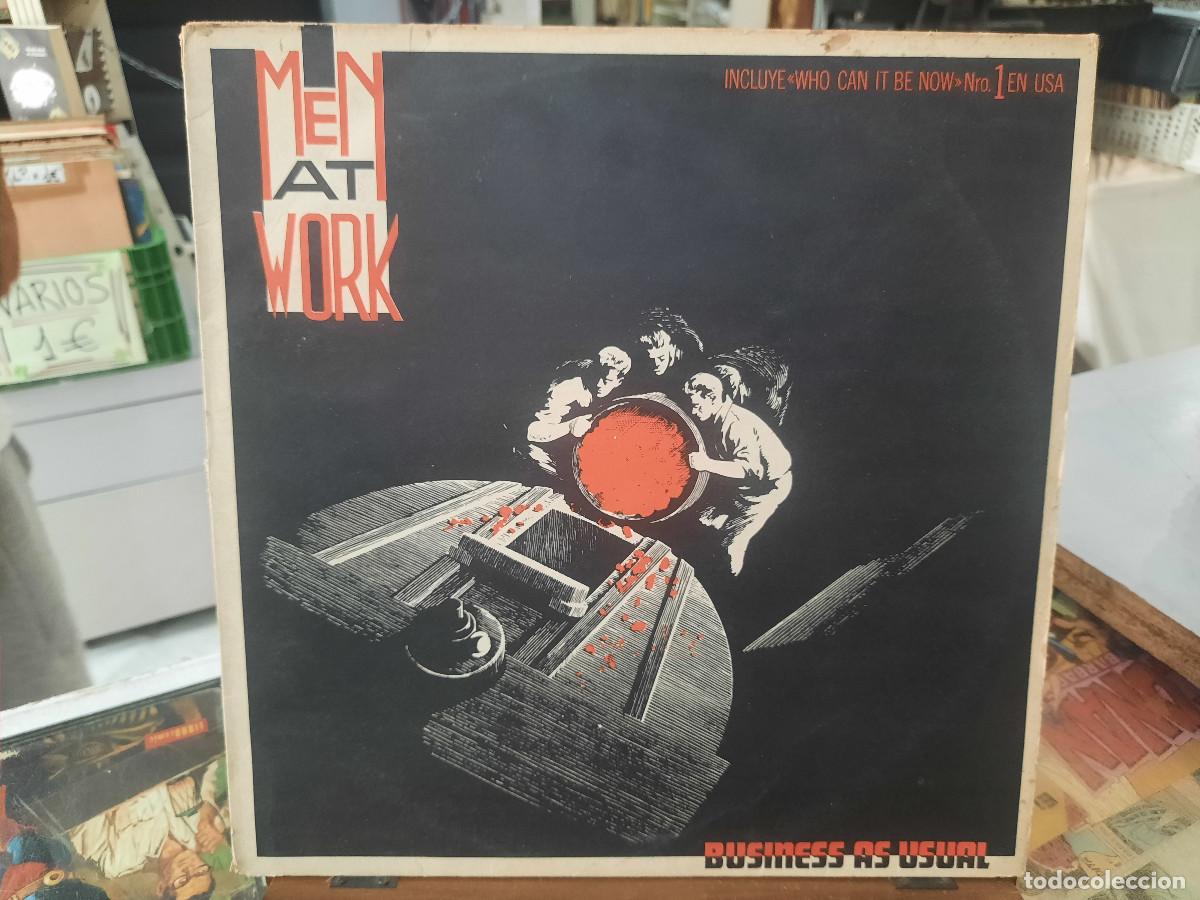 Discos de vinilo: Men At Work - Business as usual - LP. sello CBS 1982 - Foto 1