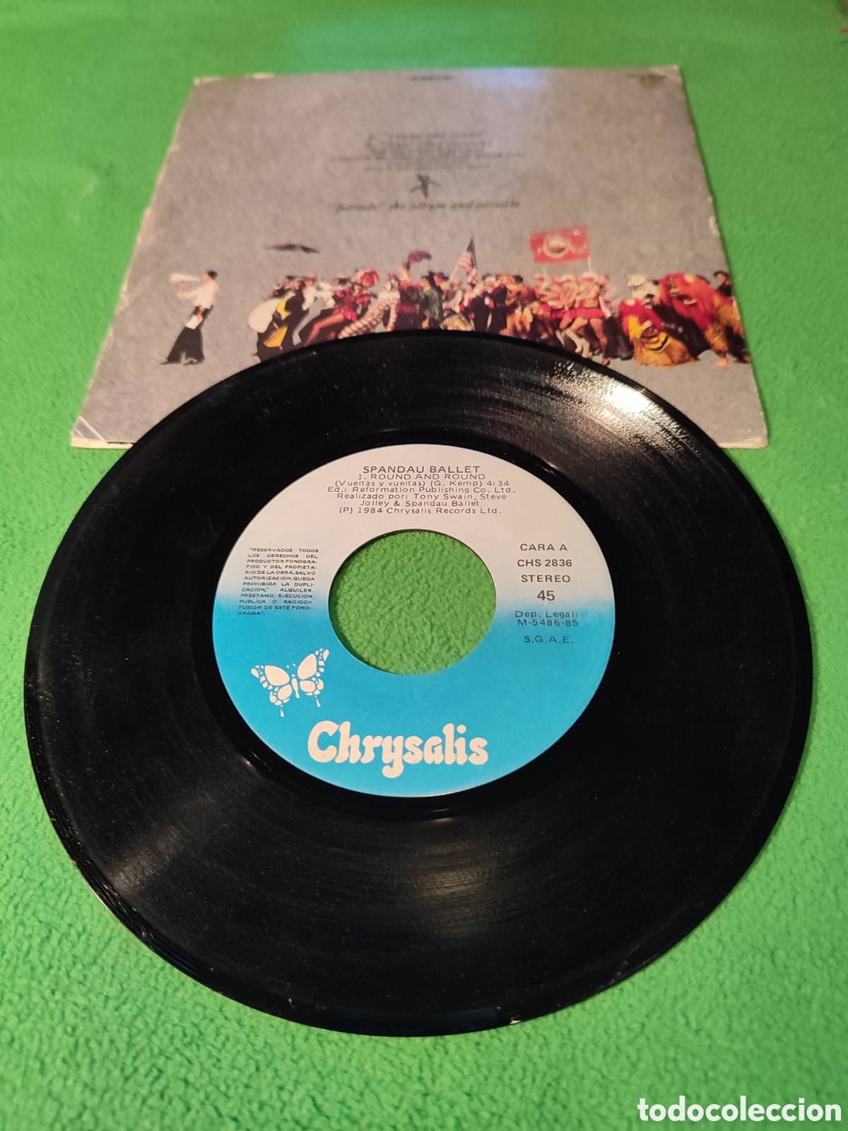 Discos de vinilo: Spandau Ballet - Round and round - Foto 2